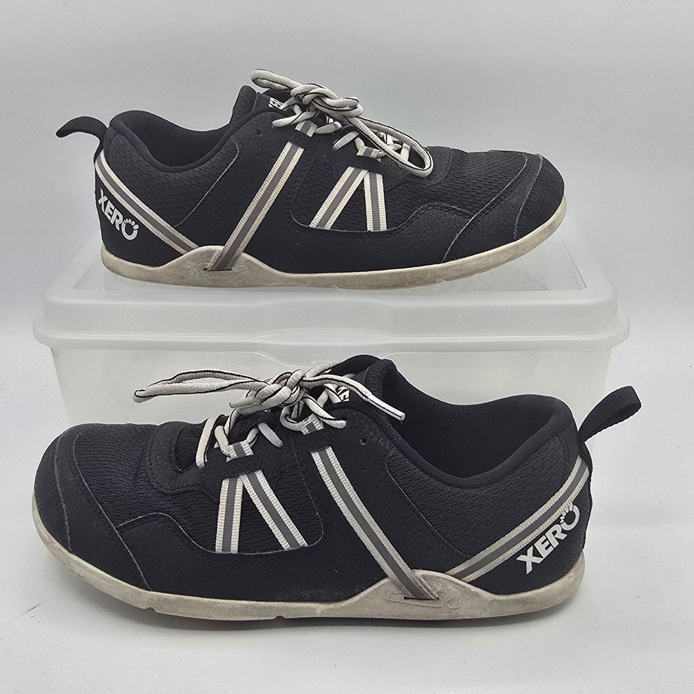 Xero Shoes Prio Shoes Mens Size 8.5 Black Mesh Minimalist Running Sneakers